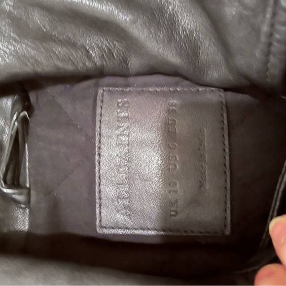 All Saints leather jacket - Picture 7 of 7